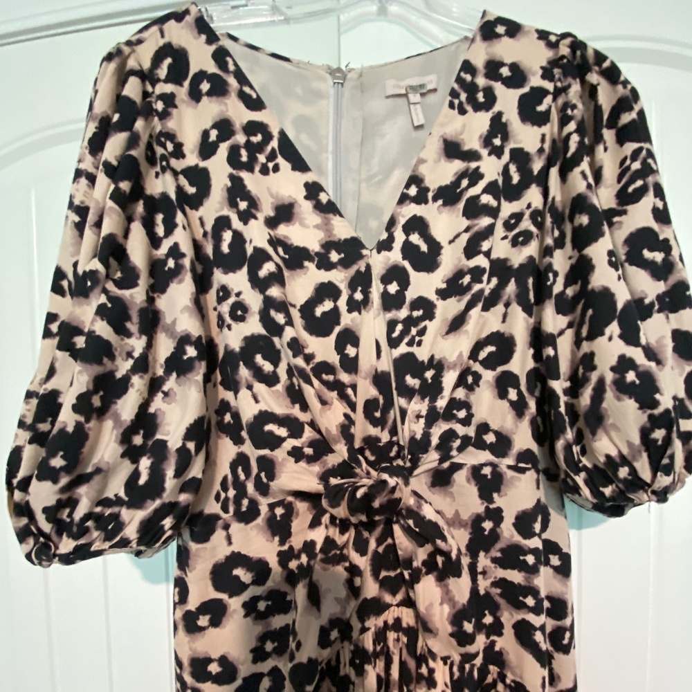 Rebecca Taylor  Cotton, Animal Print,Maxi-Dress.